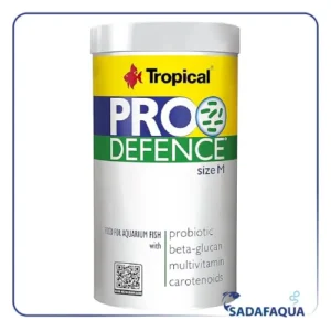 غذای ماهی پروبیوتیک پرو دیفنس سایز مدیوم تروپیکال Tropical - پک صدف آکوآ